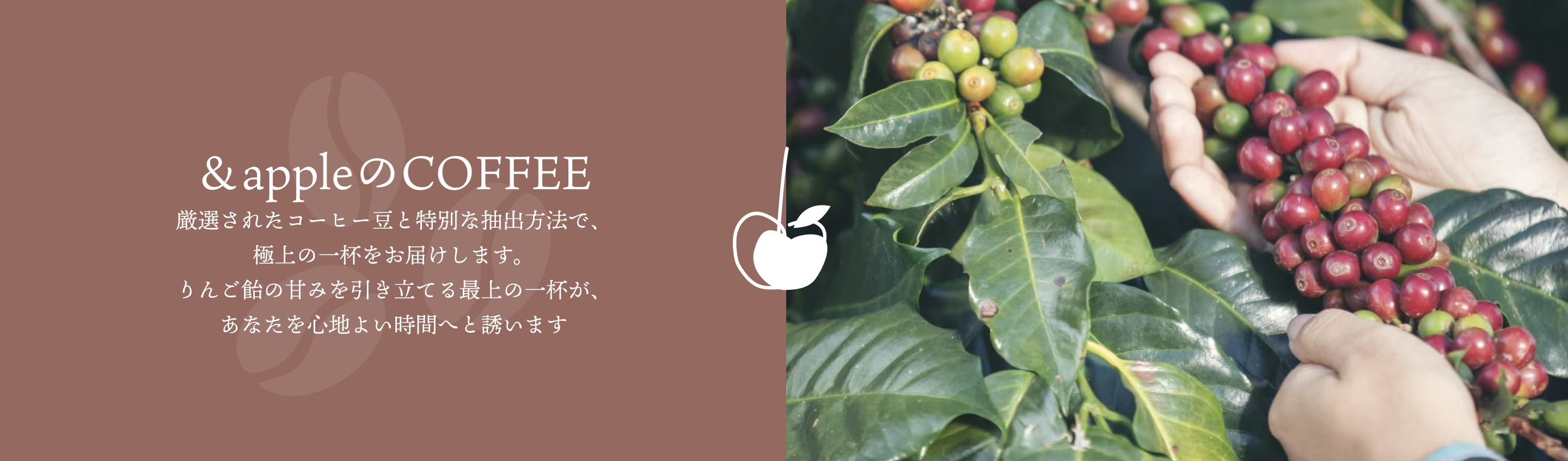 ＆appleのCOFFEE。